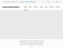 Tablet Screenshot of logic-design-solutions.com